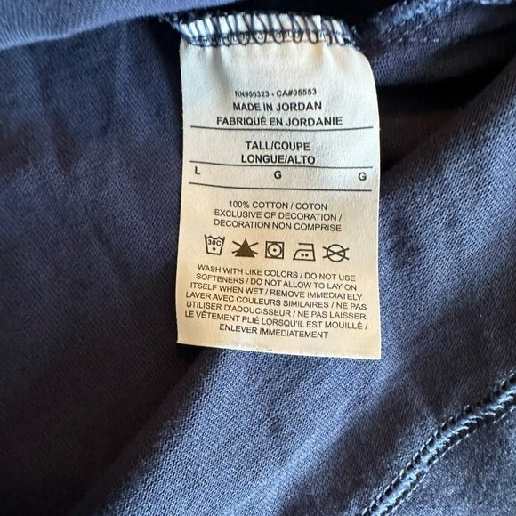 Vintage Nike Mens Blue & Navy Colorblock Cotton T-Shirt L Casual Short Sleeve - Picture 5 of 9